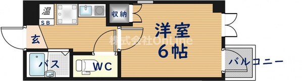 ロンモンターニュ小阪の物件間取画像